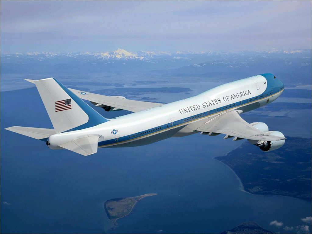 air-force-one-in-flight